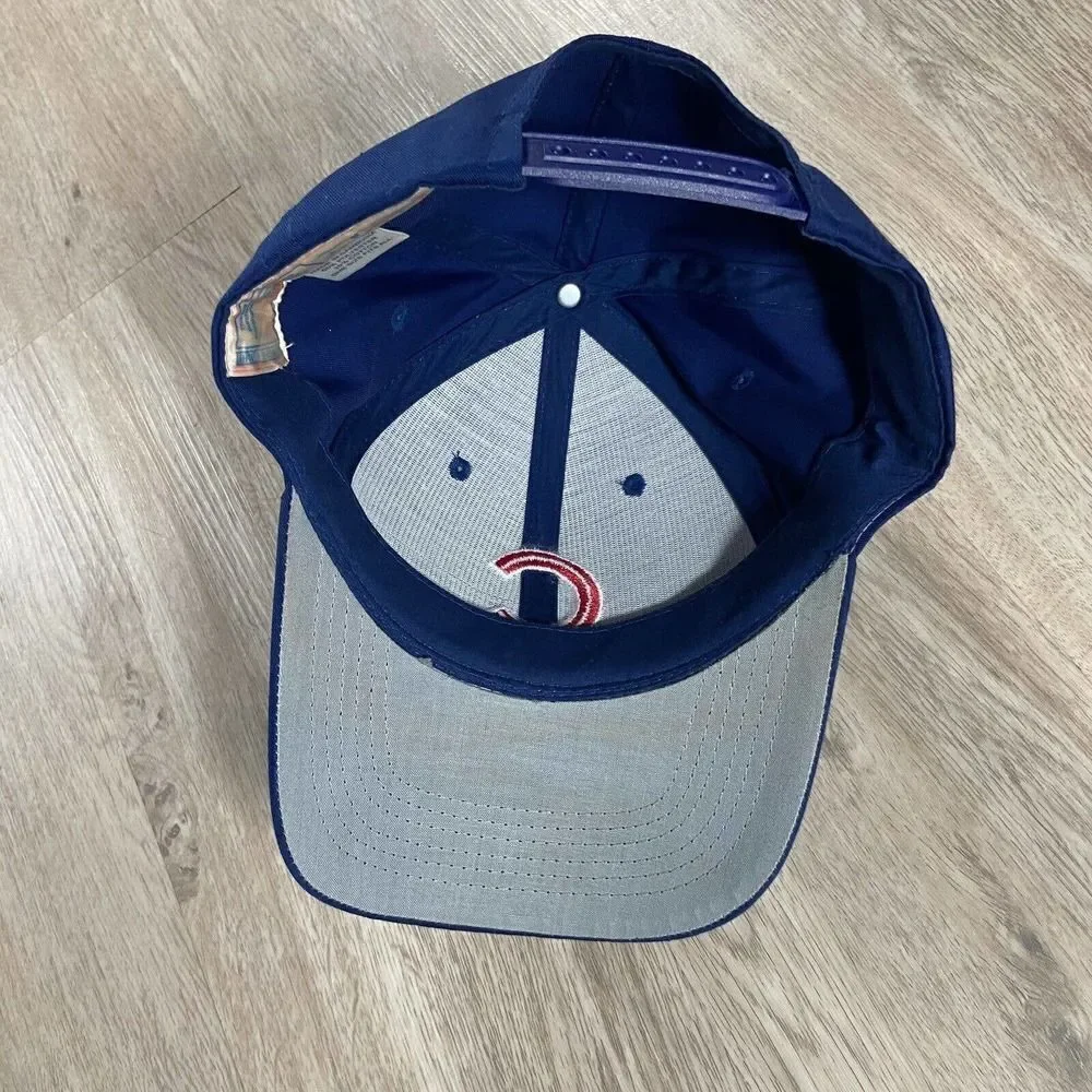 Vintage Twins‎ Enterprise Chicago Cubs Snapback Hat MLB Baseball Blue Red Cap